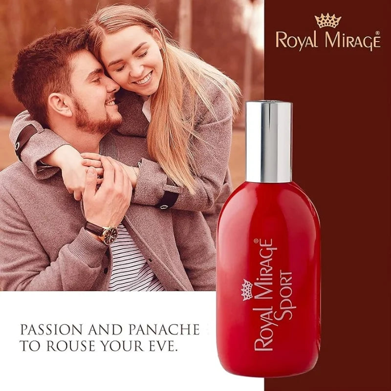 Royal Mirage Sport Eau De Cologne 120ml | Long-Lasting Refreshing Unisex Perfume - NextGenzVolt