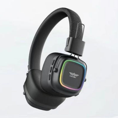 Lelisu LS-258 Wireless Stereo Headphones | Bluetooth 5.4 Over-Ear Headset with Type-C Charging & LED Lights - NextGenzVolt
