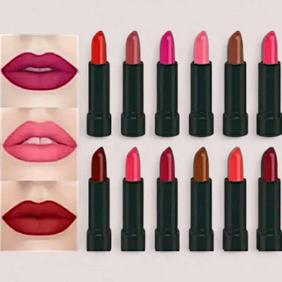Matte Lipstick Set 6 Shades Long Lasting Pakistani