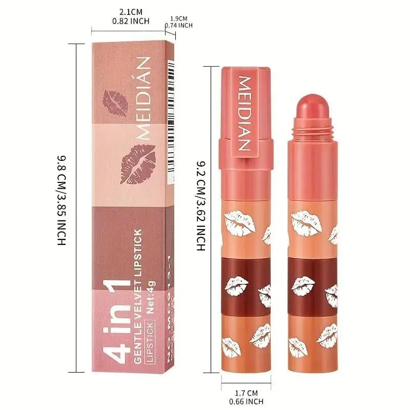 4-in-1 Matte Lipstick Set for Pakistani Brides Daily Wear