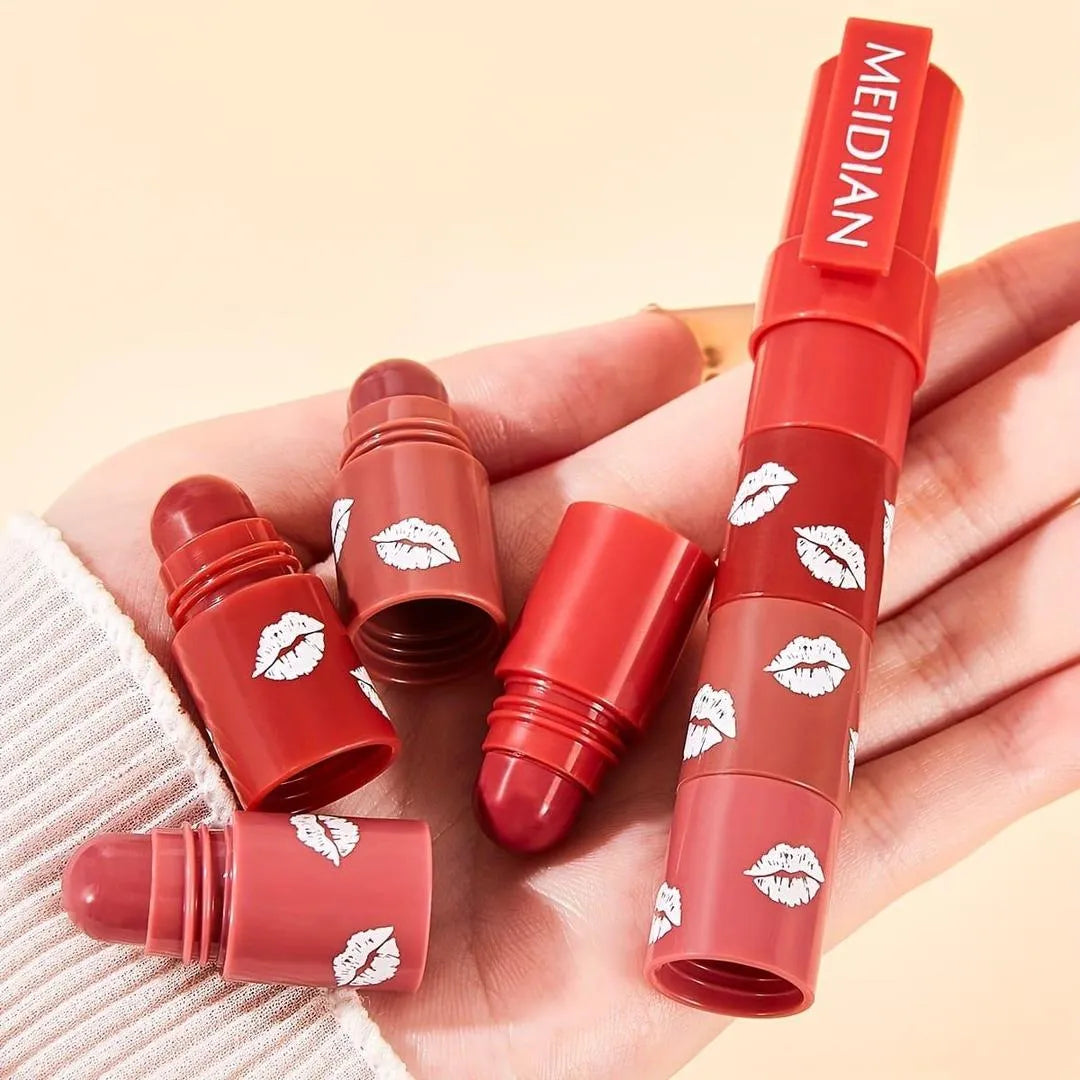 4-in-1 Matte Lipstick Set for Pakistani Brides Daily Wear