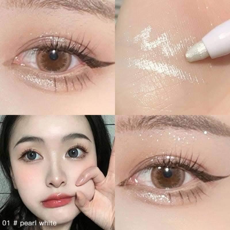 Pearl White Collagen Vitamin E Highlighter Pen