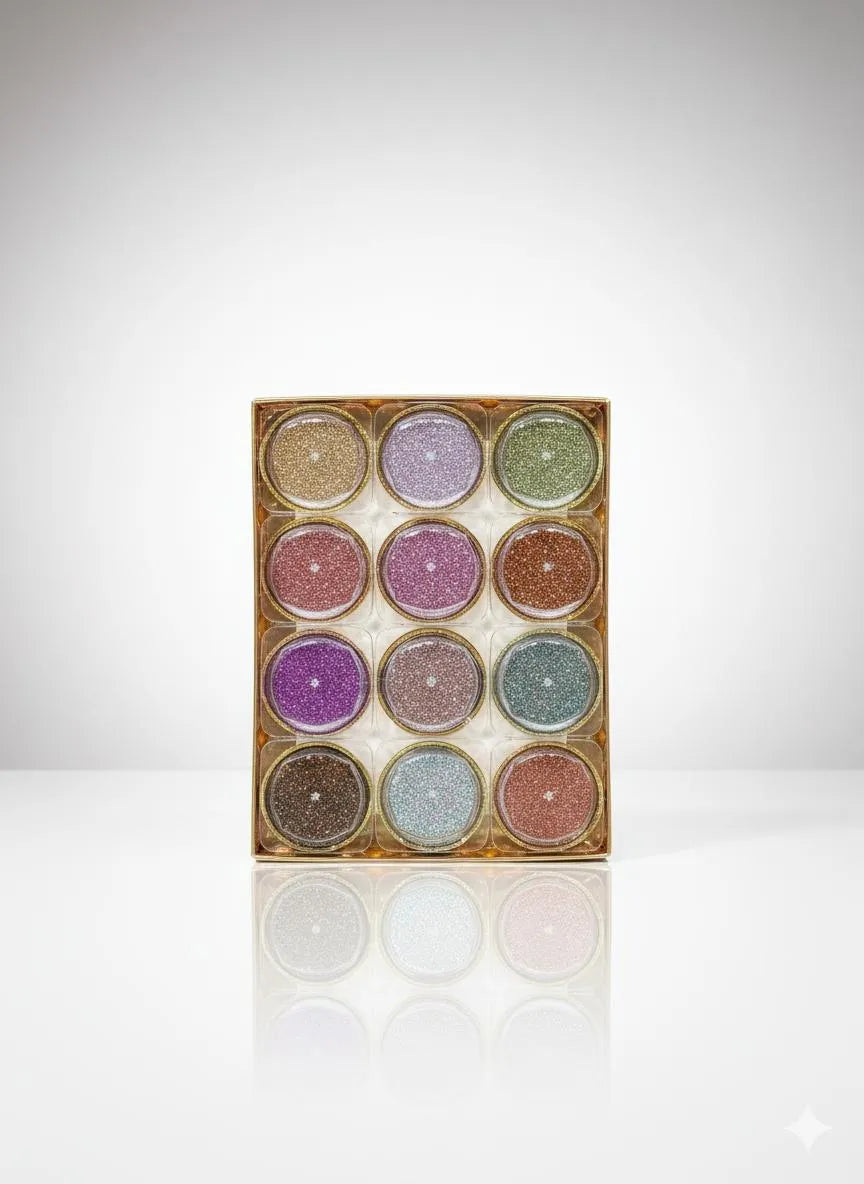 12 Pack Glitter Pots for Makeup & Festivals