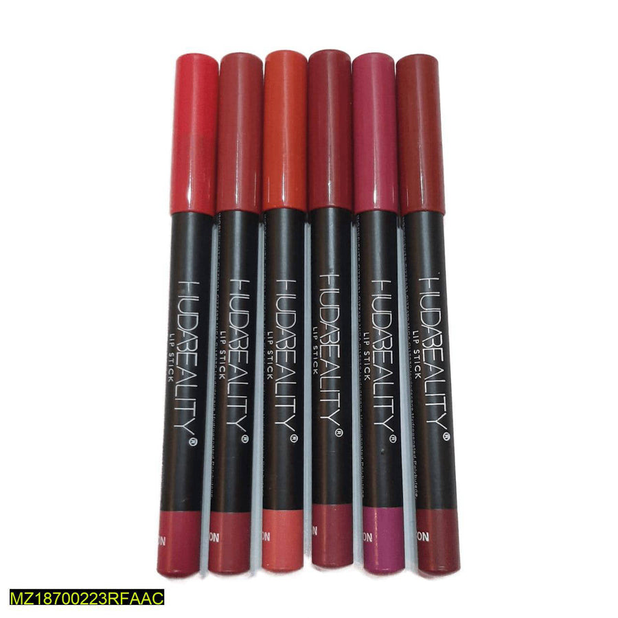 Waterproof Lip Pencils 6 Shades Long Lasting