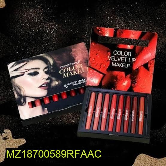 2 in 1 Lip Liner & Lipstick Set with 8 Shades