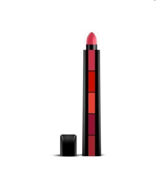 Matte Lipstick 5 Shades Waterproof Long Lasting