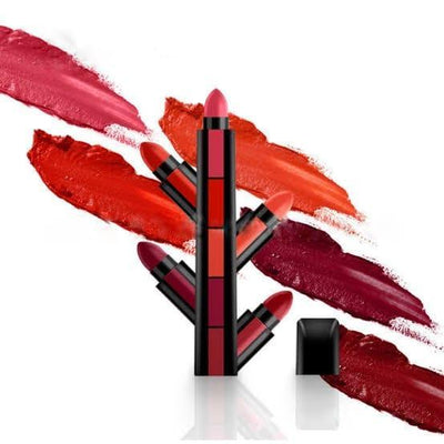Matte Lipstick 5 Shades Waterproof Long Lasting