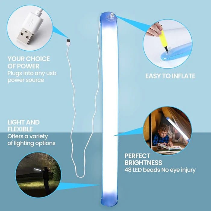 Foldable Inflatable LED Camping Light
