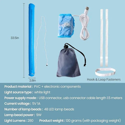 Foldable Inflatable LED Camping Light