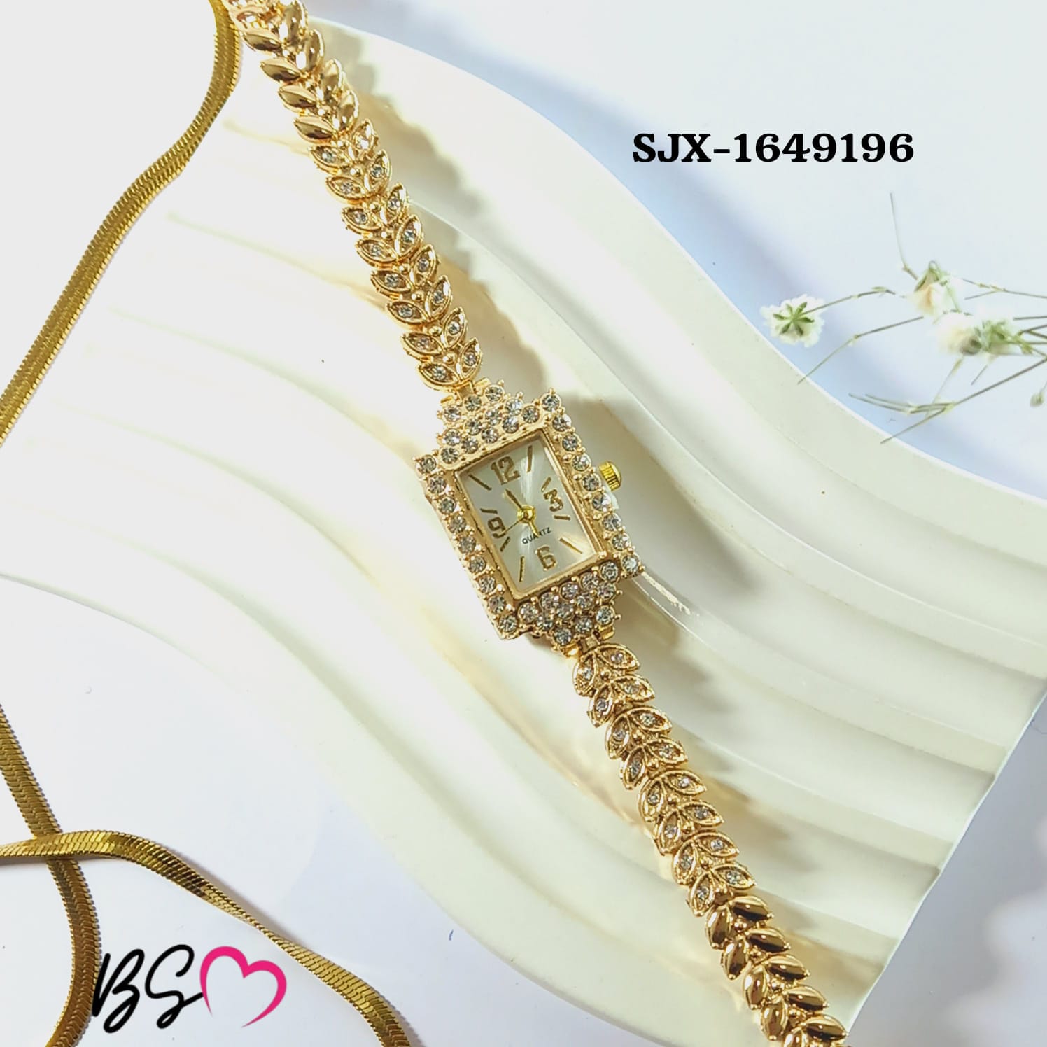 Korean Shape Trending Leaf Watch for Women