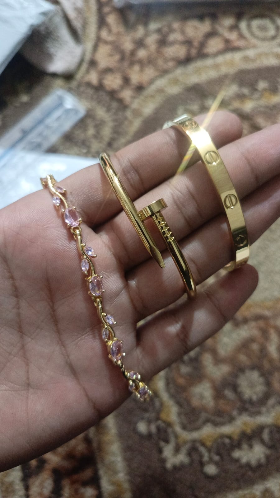 Nail Cartier, Cartier & Tulip Bracelet Set