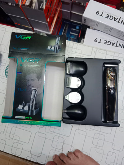 VGR V-107 11-In-1 Professional Grooming Kit