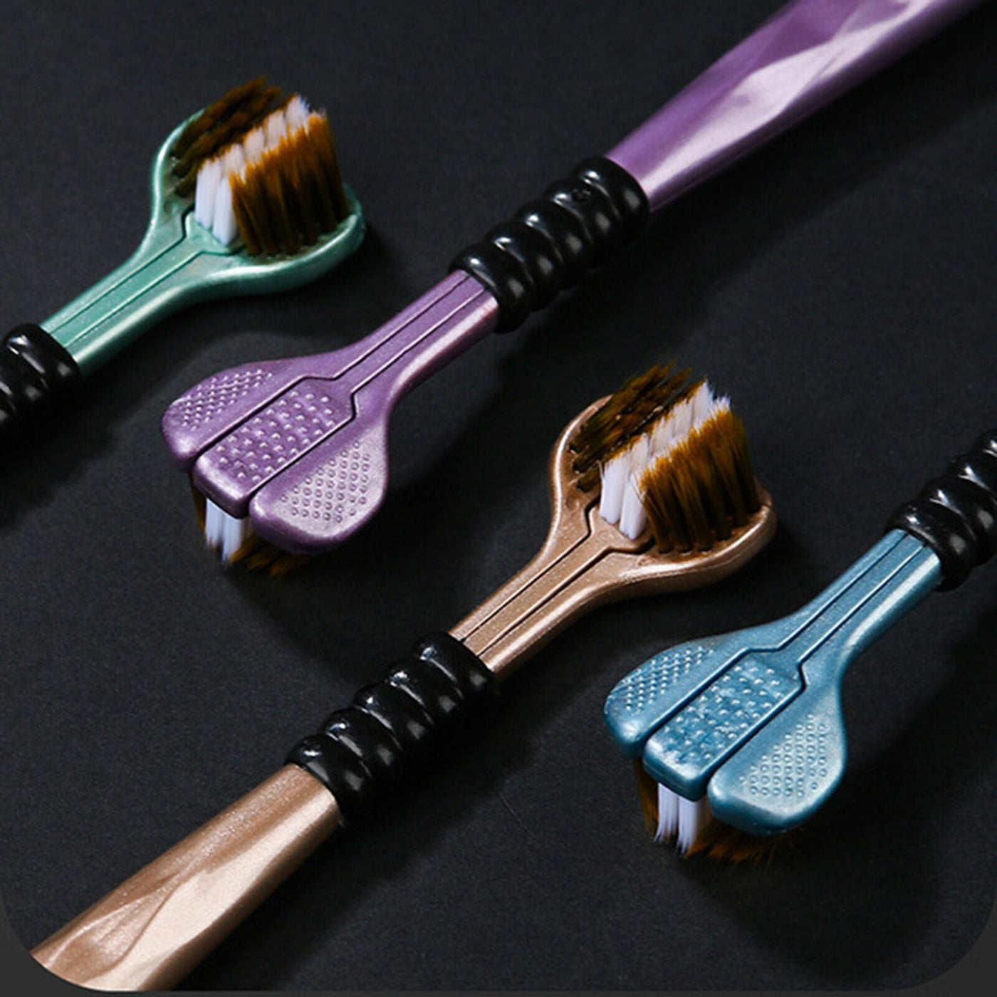 3 Sided Toothbrush (Pack Of 2)