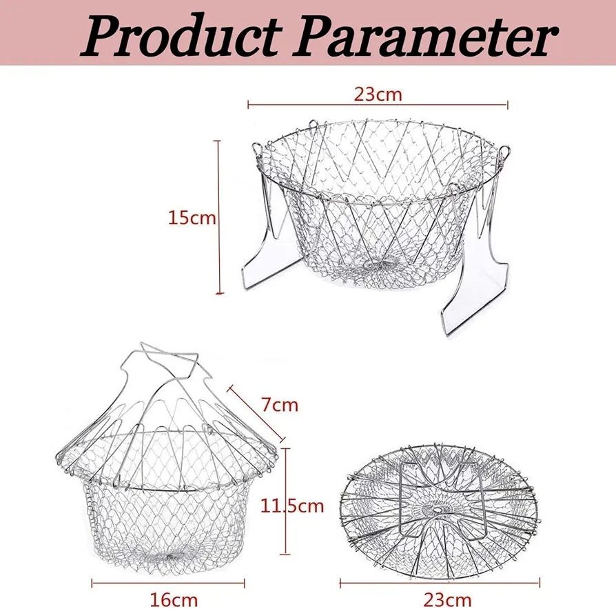 Foldable Frying Basket
