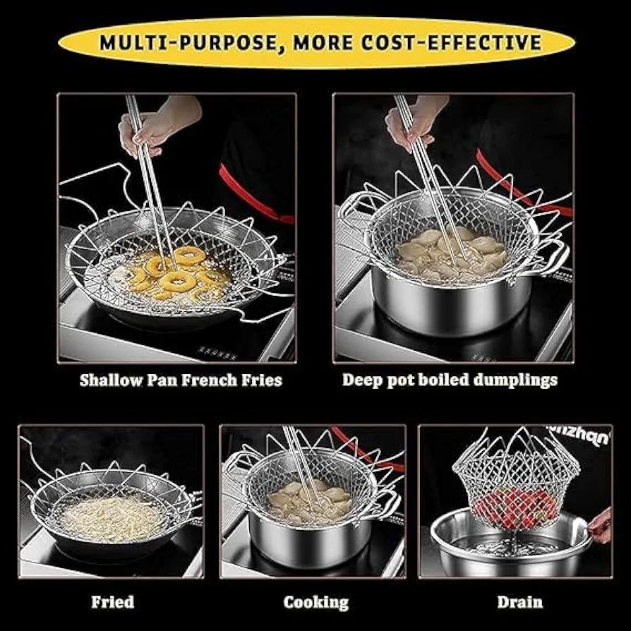 Foldable Frying Basket