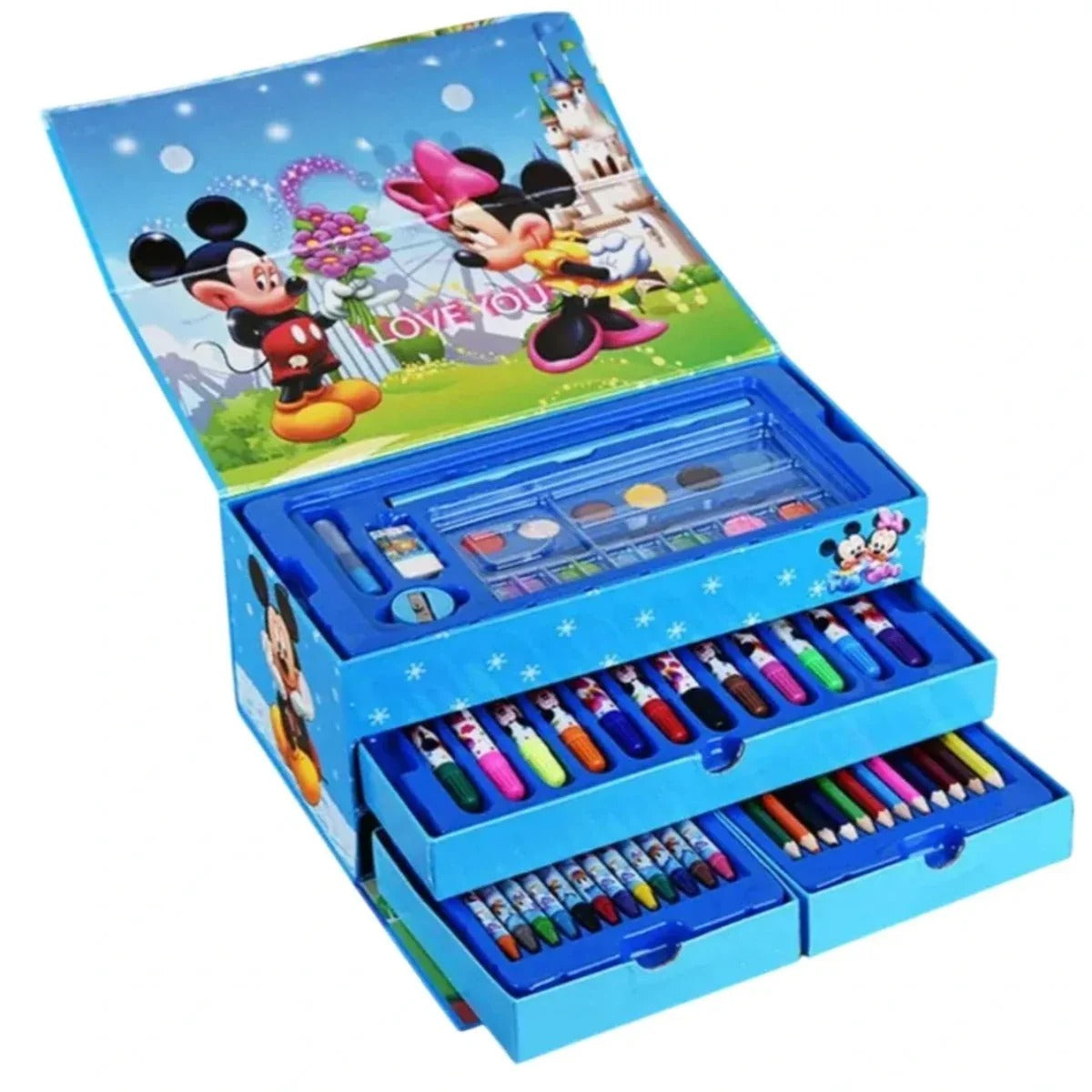 54 Pcs Color Kit - Art Accessory Designed For Creative Drawing