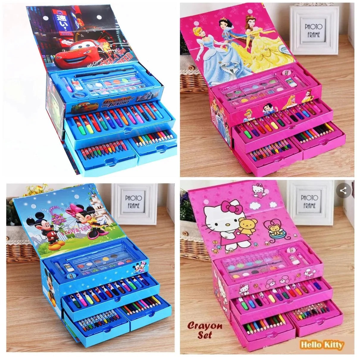 54 Pcs Color Kit - Art Accessory Designed For Creative Drawing