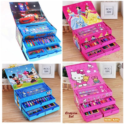 54 Pcs Color Kit - Art Accessory Designed For Creative Drawing