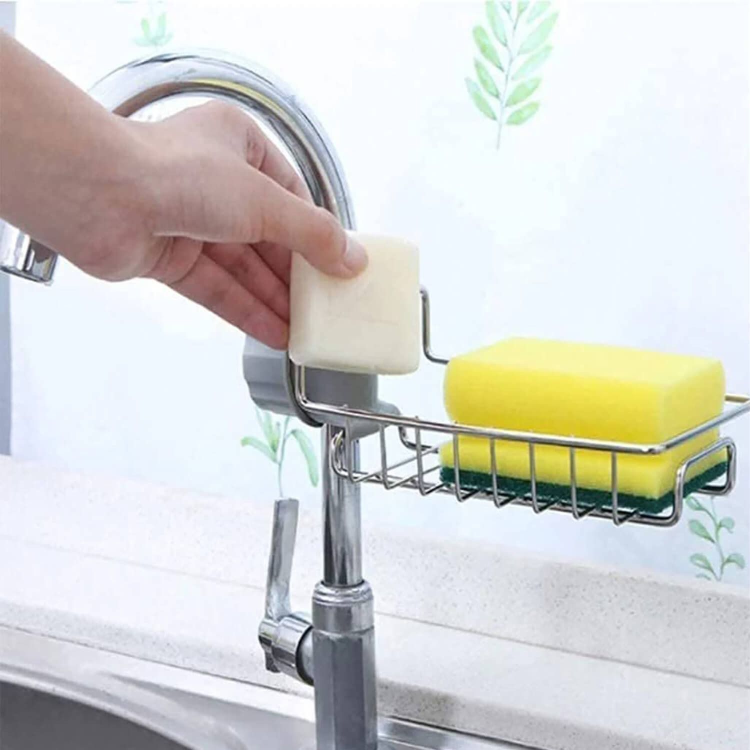 Stainless Steel Sink Faucet Organizer - NextGenzVolt