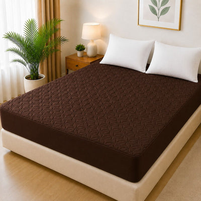 Ultrasonic Quilted Waterproof Mattress Protector – Joint-Free Fitted Cover (King Size) - NextGenzVolt