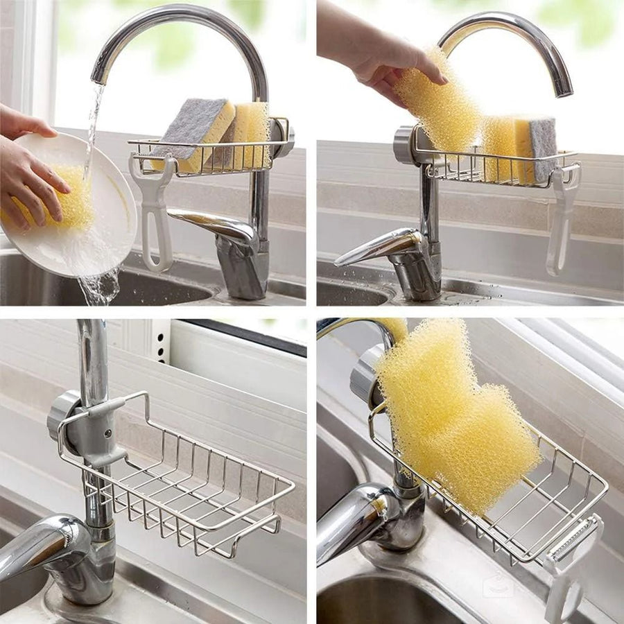 Stainless Steel Sink Faucet Organizer - NextGenzVolt