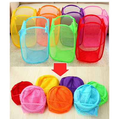 Foldable Mesh Laundry Basket