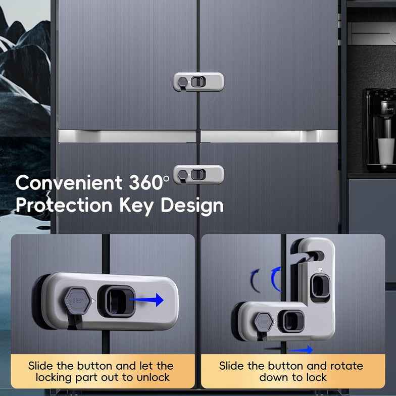 Child Proof Refrigerator Lock Safety - 1 Pc