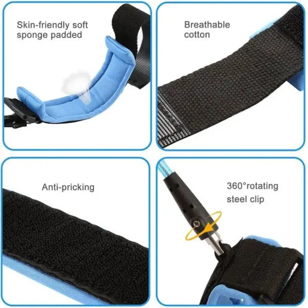 Anti-Lost Wrist Link for Kids | Child Safety Harness Strap for Travel, Parks & Crowded Areas - NextGenzVolt