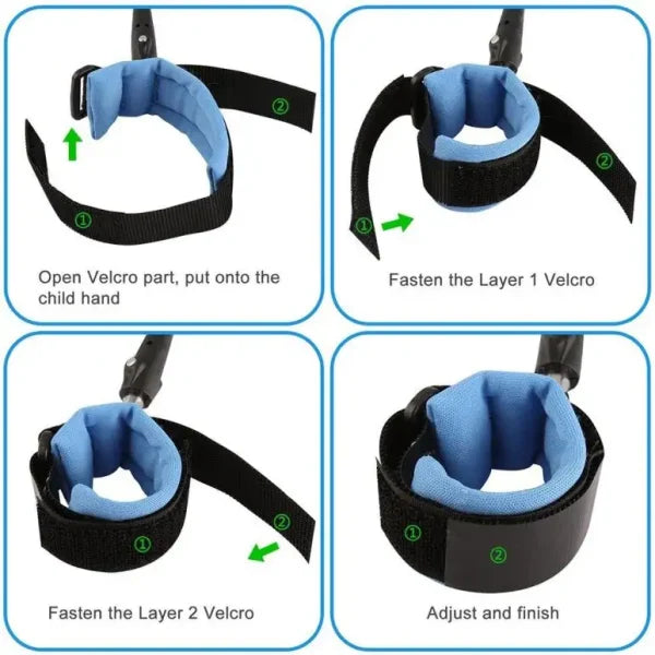 Anti-Lost Wrist Link for Kids | Child Safety Harness Strap for Travel, Parks & Crowded Areas - NextGenzVolt