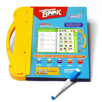 Intelligence Learning Book for Kids | Interactive Letters, Numbers & Sounds for Toddlers - NextGenzVolt
