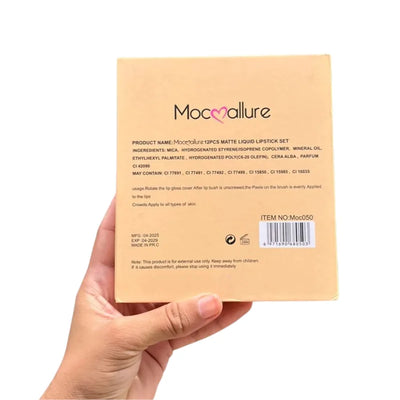 12 Pcs Mocallure Matte Liquid Lipstick Set | High-Pigment, Waterproof & Long-Lasting - NextGenzVolt