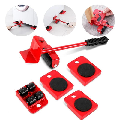 5-in-1 Heavy Furniture Mover Tool Set with Lifter & 360° Rollers - NextGenzVolt