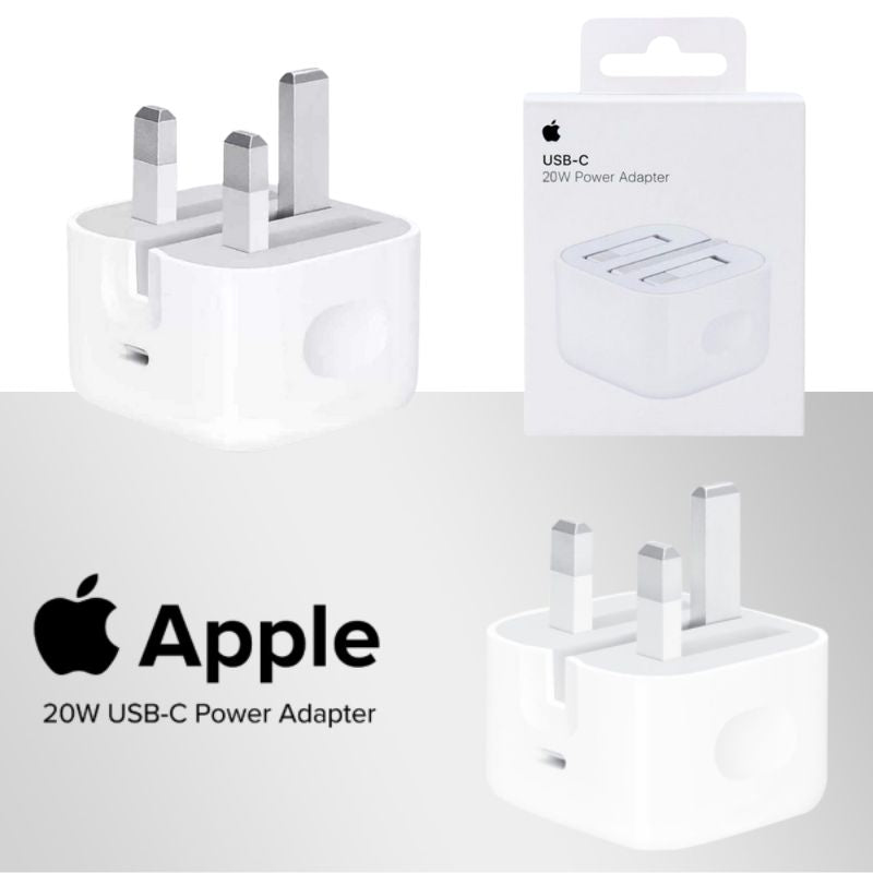 Apple 20W USB-C Power Adapter | Fast Charger | AAA Quality | Compatible with iPhone & iPad - NextGenzVolt