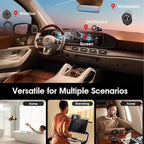 Foldable Magnetic Car Phone Holder | 360° Rotating Suction Mount, Universal