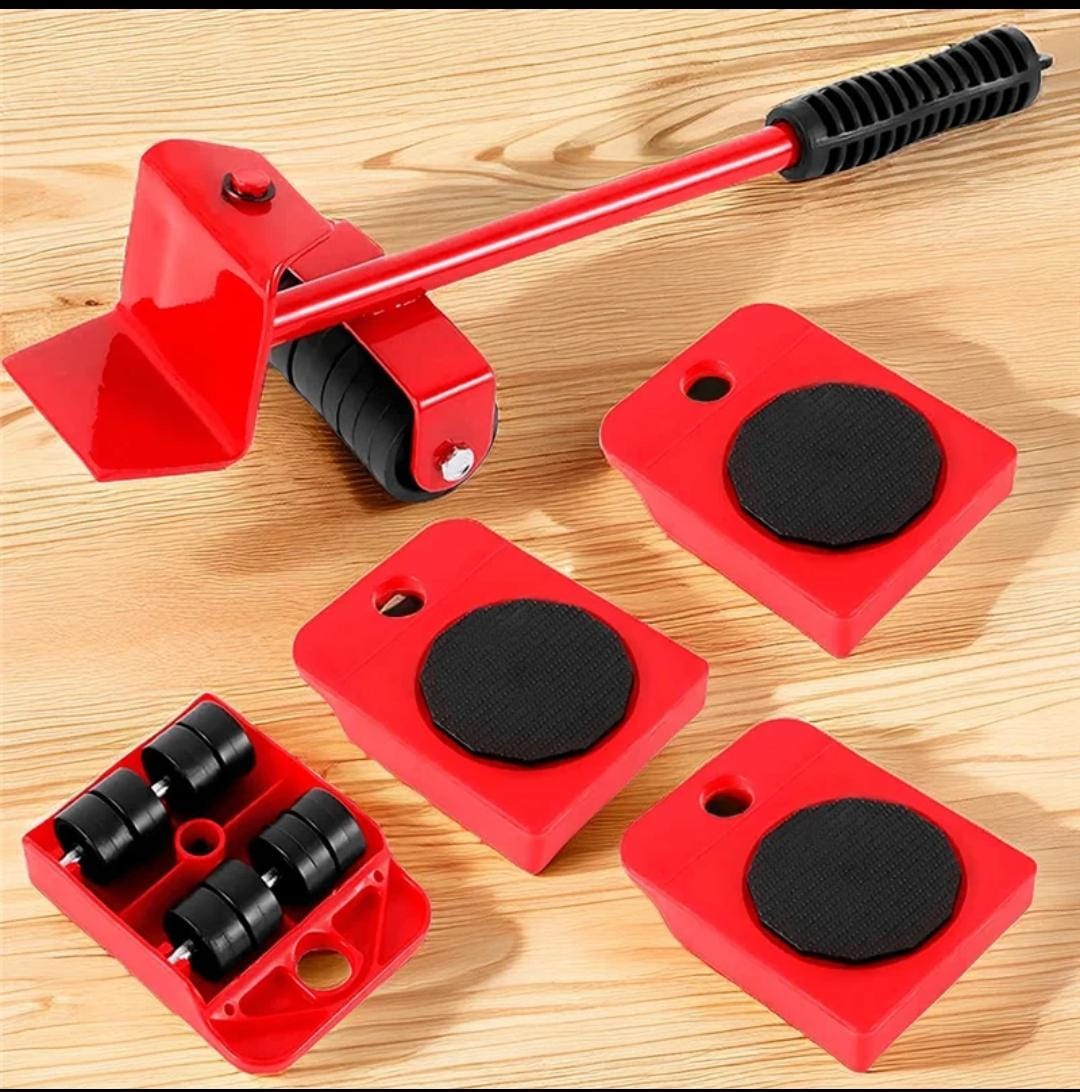 5-in-1 Heavy Furniture Mover Tool Set with Lifter & 360° Rollers - NextGenzVolt