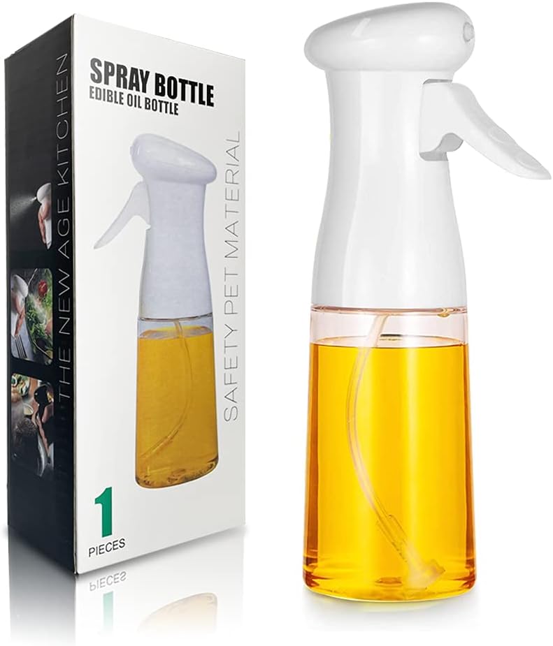 Plastic Glass Kitchen Cooking Spray Bottle | 200ML | BBQ Olive Oil & Vinegar Oil Sprayer - NextGenzVolt