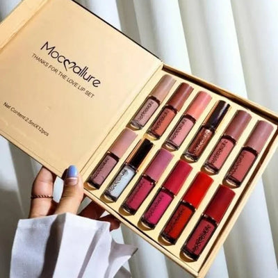 12 Pcs Mocallure Matte Liquid Lipstick Set | High-Pigment, Waterproof & Long-Lasting - NextGenzVolt