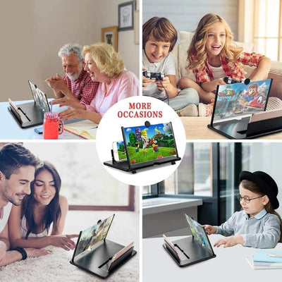 F3 Mobile Screen Magnifier | Enlarged Mobile Screen Amplifier & Eye Protection (Random Color) - NextGenzVolt
