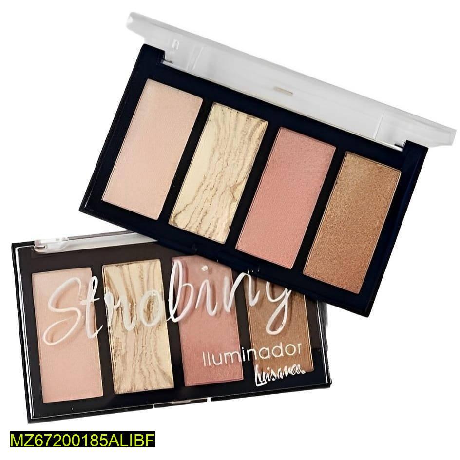 4-in-1 Blush Highlighter Kit for Pakistani Skin Tones