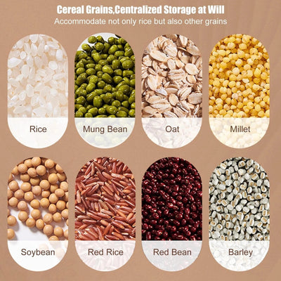 Food Storage Container Rotatable Rice Barrels