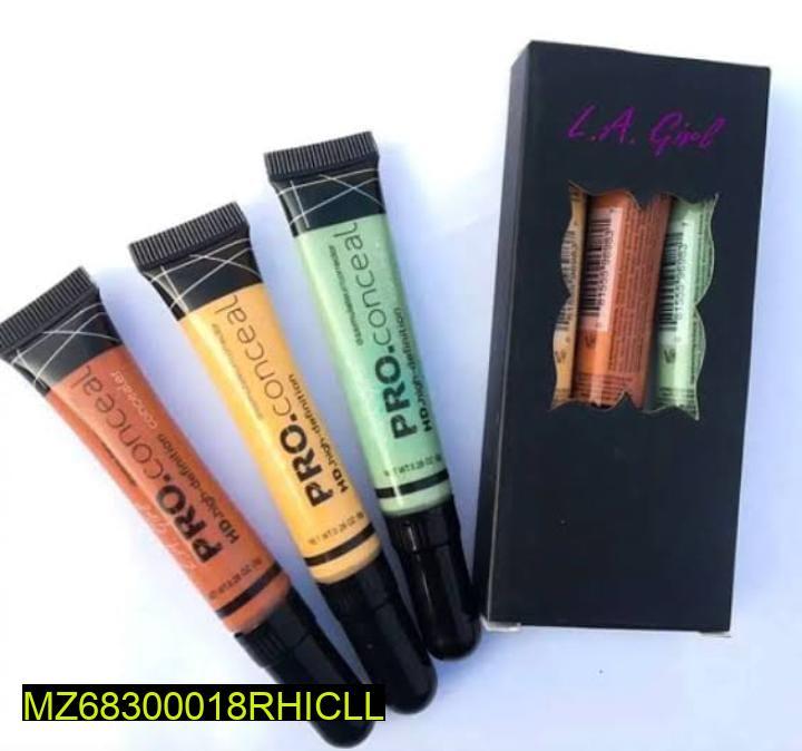 HD Pro Concealer Pack of 3 Shades Black Bottle