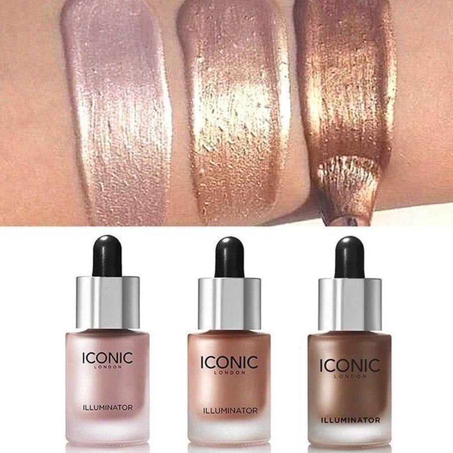 Iconic London Liquid Highlighter Set of 3 Shades