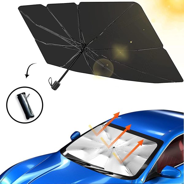 Foldable Car Windshield Umbrella Sunshade | UV Protection & Heat Blocker for All Vehicles - NextGenzVolt
