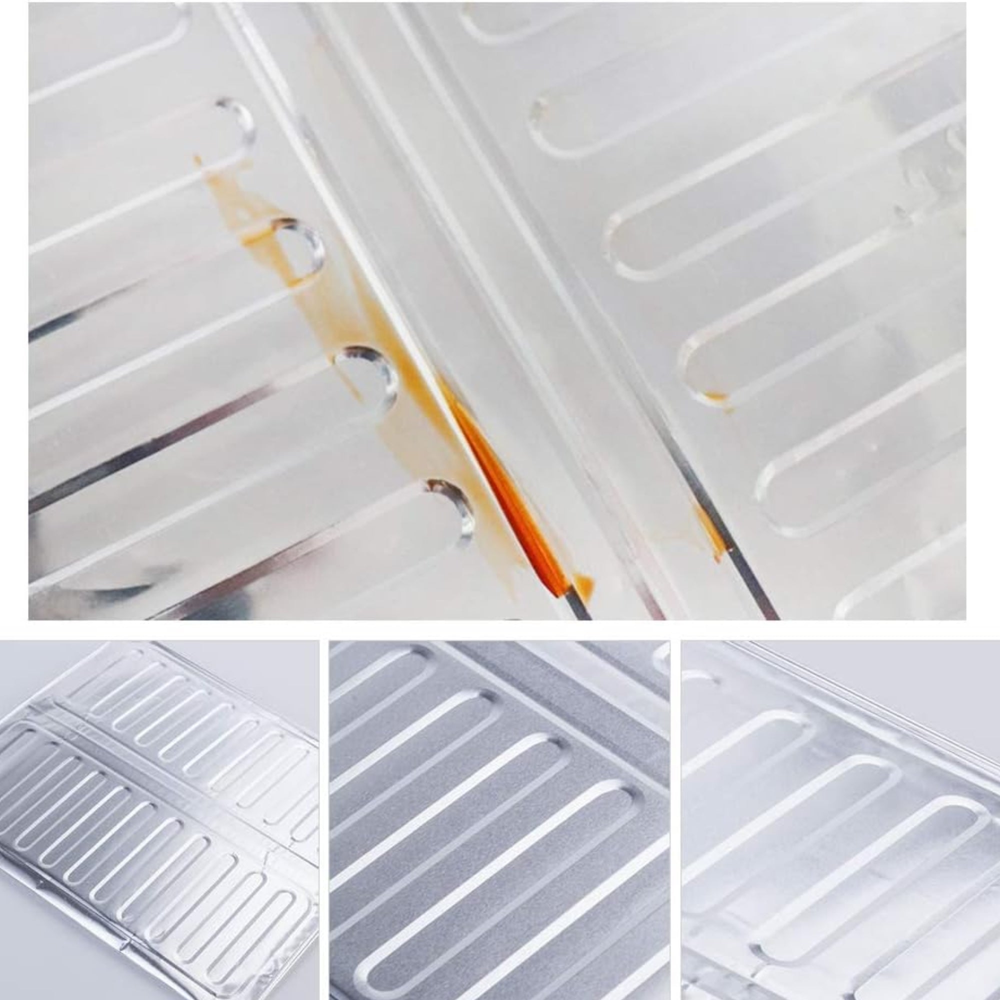 3-Sided Oil Proof Aluminum Foil Splatter Guard | Foldable Heat Insulation for Kitchen Stove | Silver - NextGenzVolt