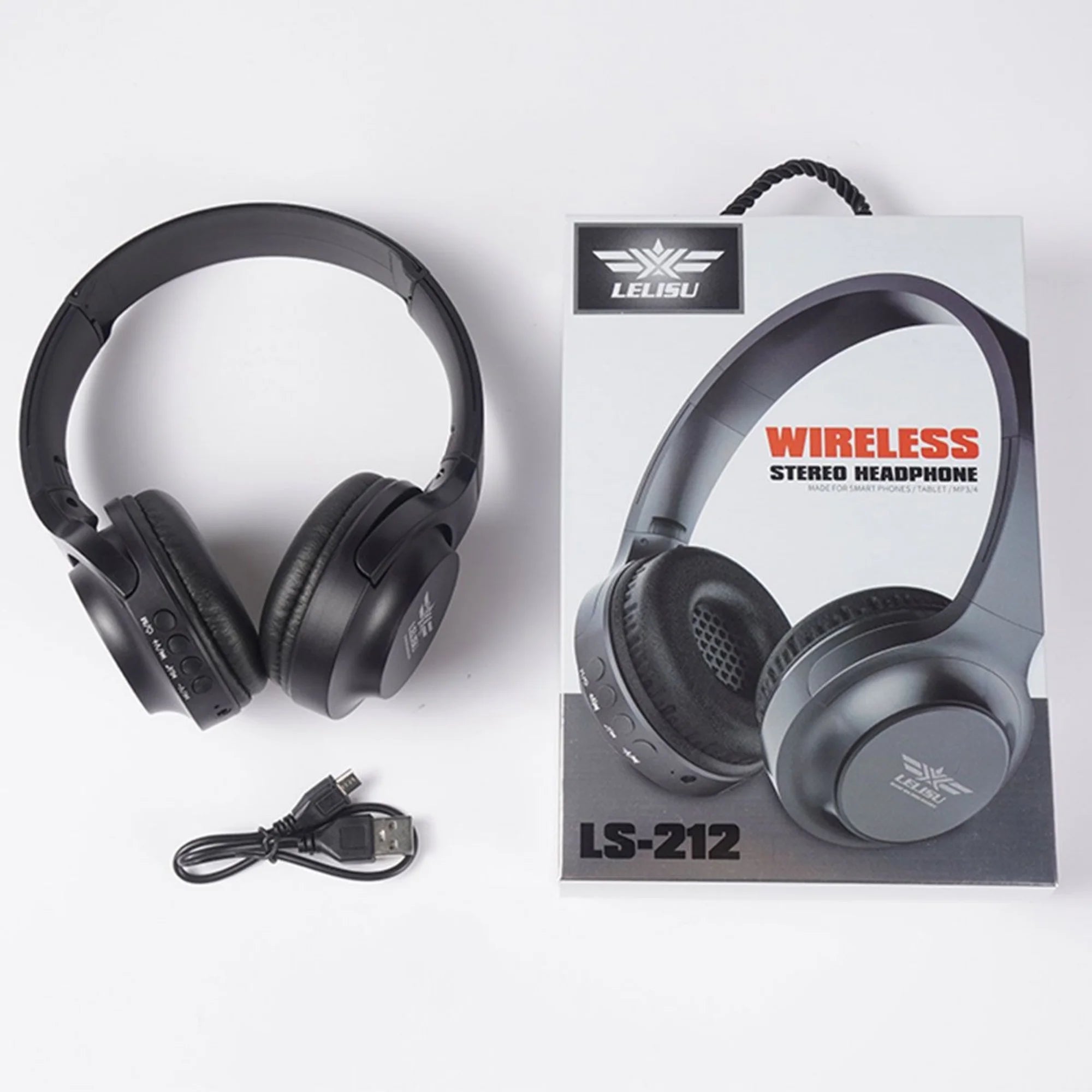 Lelisu LS-212 Wireless Stereo Headphones | Bluetooth Headset for Smartphones, Tablets & MP3/MP4 - NextGenzVolt