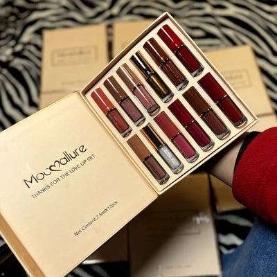 12 Pcs Mocallure Matte Liquid Lipstick Set | High-Pigment, Waterproof & Long-Lasting - NextGenzVolt