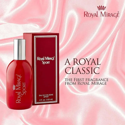 Royal Mirage Sport Eau De Cologne 120ml | Long-Lasting Refreshing Unisex Perfume - NextGenzVolt