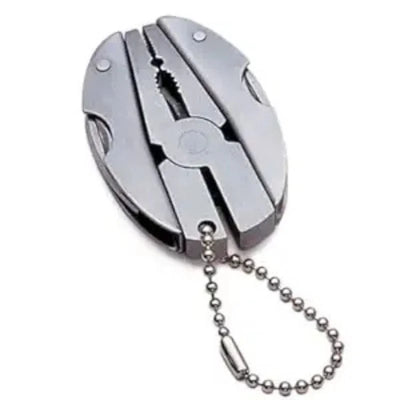 Stainless Steel Outdoor Portable Multitool Plier Knife | Mini Keychain Multi Tool with Screwdriver & Pouch | Camping, Hiking & Everyday Use - NextGenzVolt