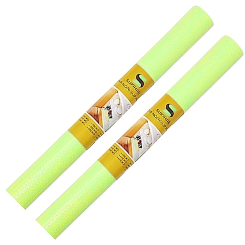 Anti-Slip Fridge & Shelf Mat | Waterproof Washable Liner for Kitchen Drawers Cabinets | Parrot Green - NextGenzVolt