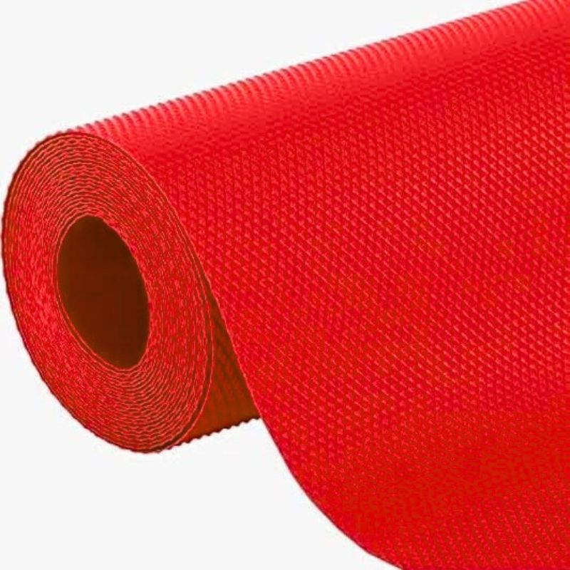 Anti-Slip Fridge & Shelf Mat | Waterproof Washable Liner for Kitchen Drawers Cabinets | Red - NextGenzVolt